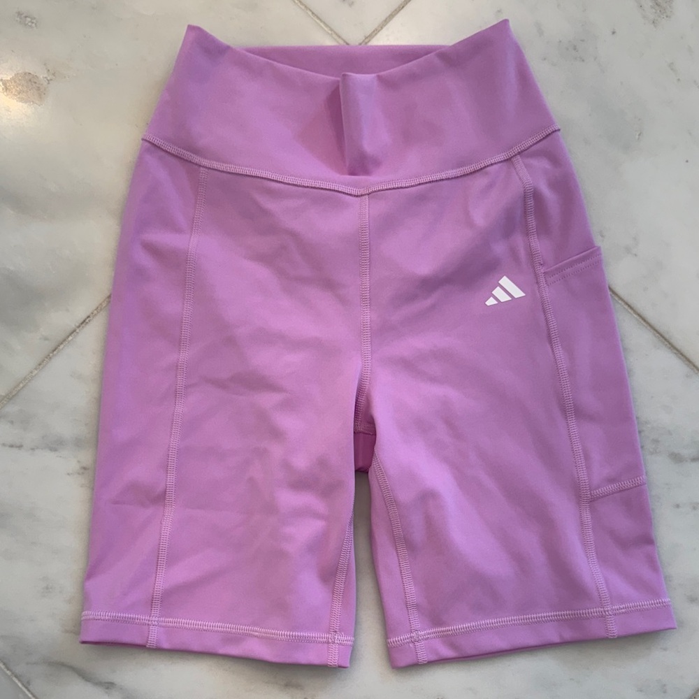 Adidas Women's Purple Athletic Shorts